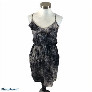 Lush‎ Sleeveless Print Ruffle Dress Size Large